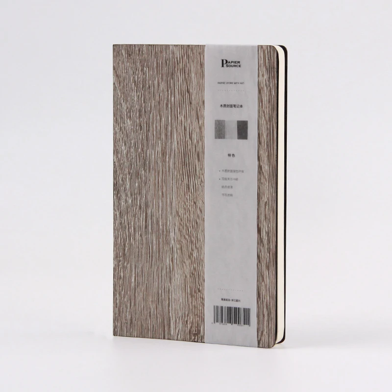 Wholesale Sewing Wooden Hardcover Notebook for Business Custom