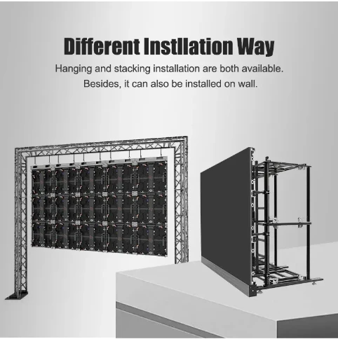 GOB Indoor/Outdoor P2.6 P2.9 P3.91 Full Color LED Screen Rental SMD Chips Elevator Stage Background Video Wall Digital Signage