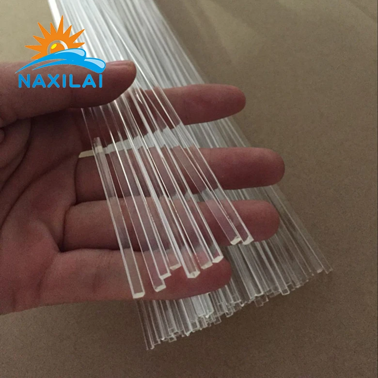 Naxilai Wholesale 2mm 3mm 4mm 5mm 6mm clear pmma plastic acrylic round rod