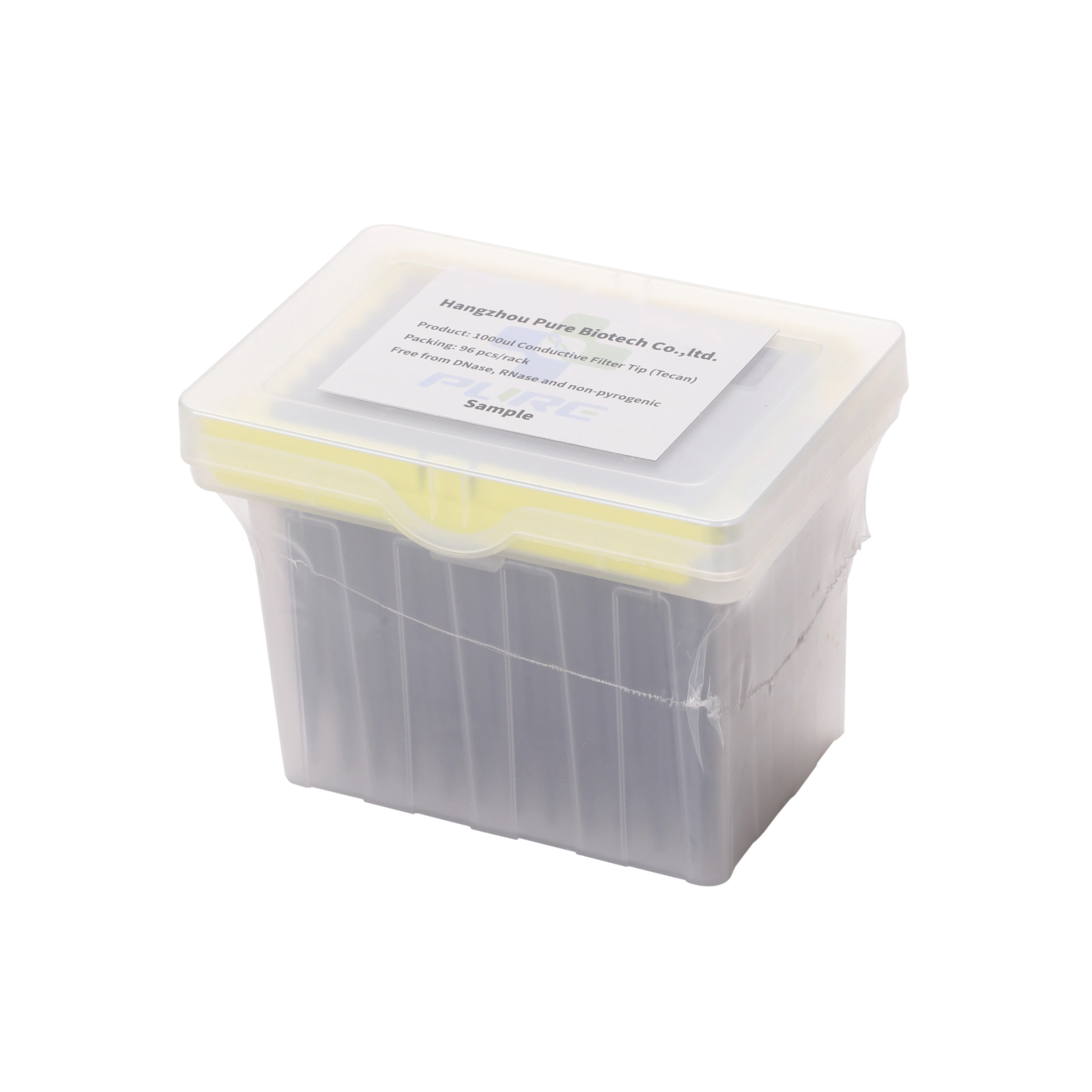 50ul, 200ul, 1000ul Disposable Microliter Black Plastic Sterile Micropipette Pipet Tips For Laboratory Sterile Pipette Tip Racke