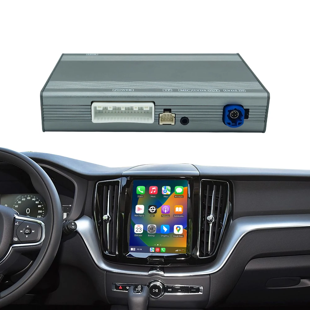 CZT-AUTO For Volvo XC90 XC60 XC40 S90 S60 V90 V60 Carplay AI Upgrade Adapter Android Auto Wireless Apple Carplay Module