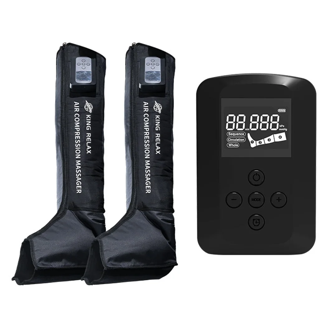 Professional Sequential Sports Recovery System Air Compression Boots for Improved Circulation Pressotherapy Lymphatic Drainage