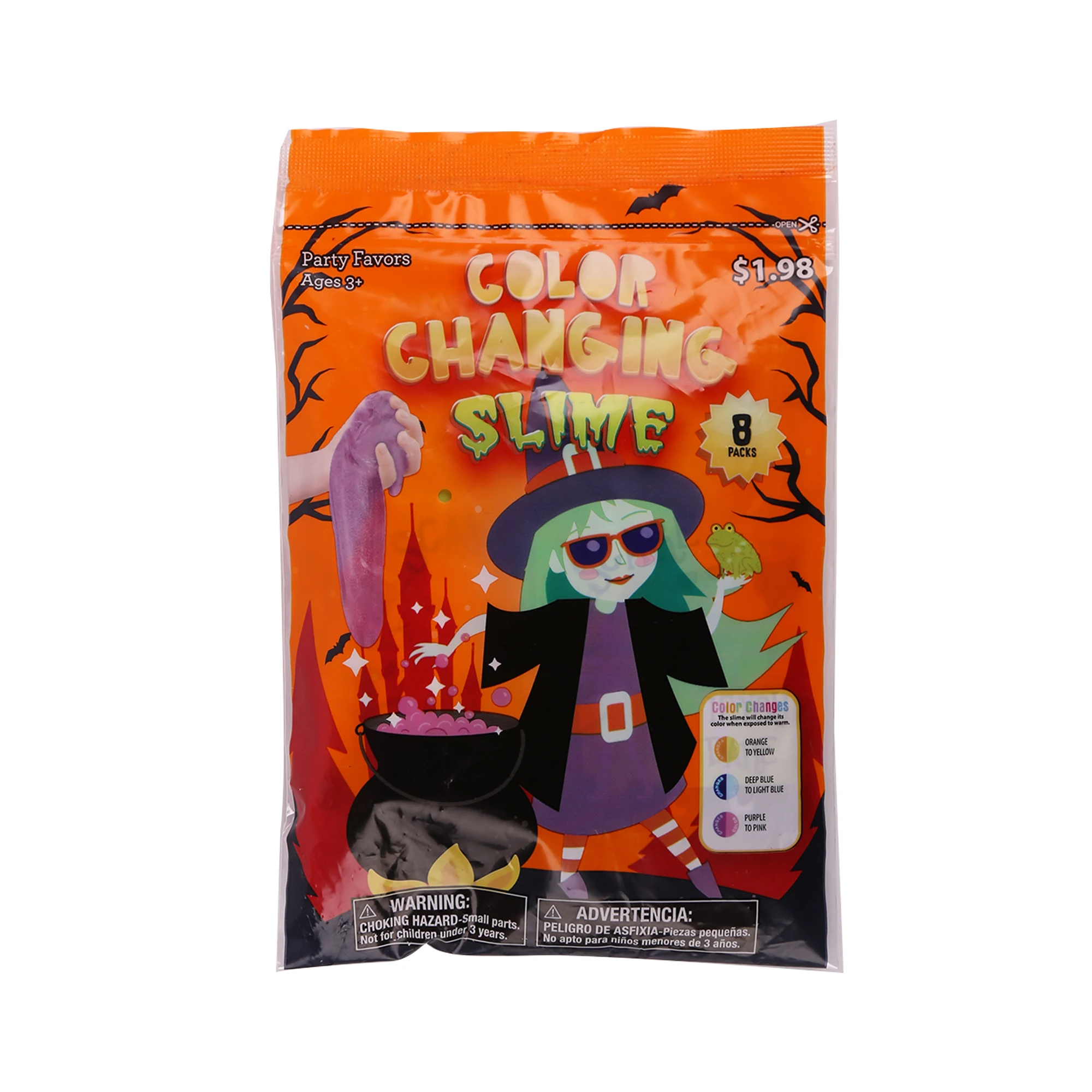 Party Facors 8pk Color Changing Slime Kit Educational  Children Diy Slime Set Toy For Kids