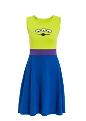 Платье для взрослых, платье для мамы, принцессы, Минни, мама и я, семейный костюм для косплея, костюм большого размера, женское платье принцессы в горошек