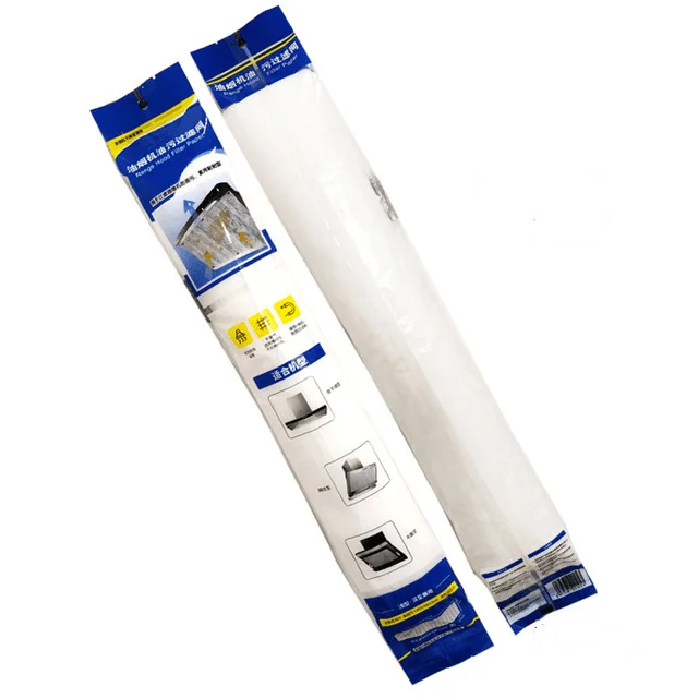 Segmented Non-woven Range Hood Oil Filter Paper With 20cm Sticker and 8pcs of Magnet Kitchen Cleaning Product