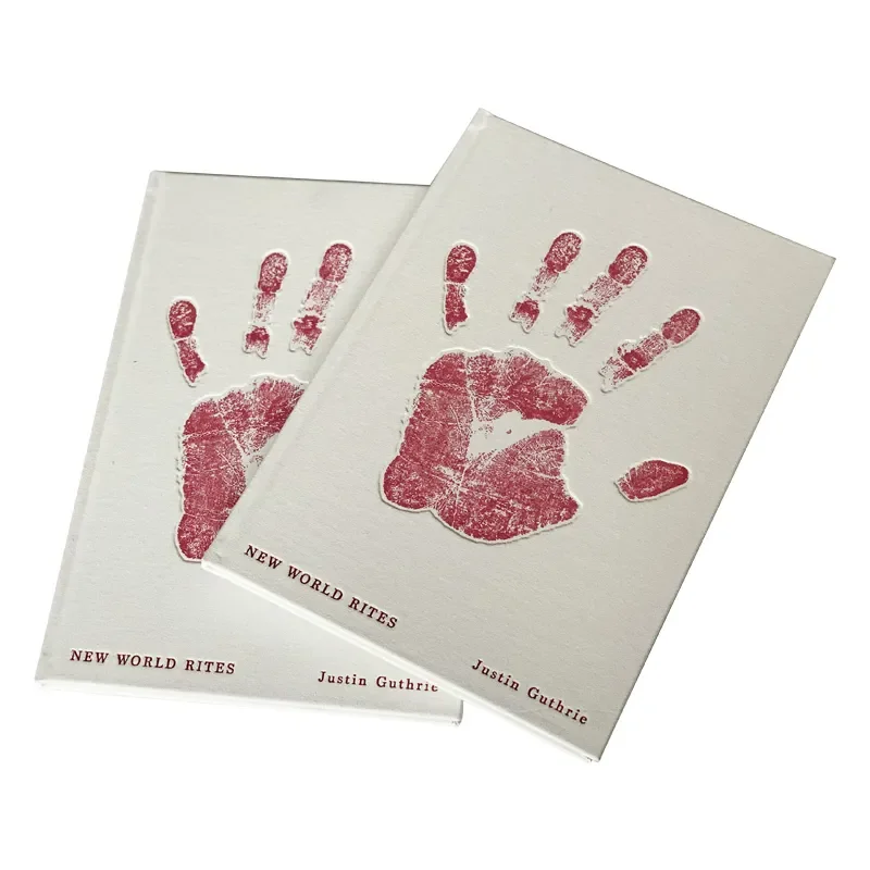 Linen debossed logo art book hardcover book printing self publishing book printing service in China