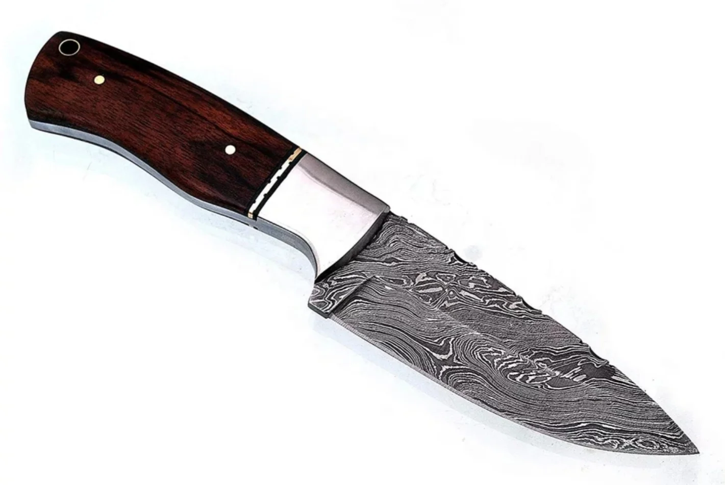 
Custom Handmade Damascus steel Hunting knife Camping Knife Fixed Blade 