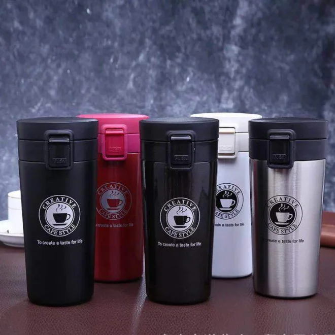 Coffee Cup inside 304 Stainless Steel Thermos Cup Leisure Water Filter Portable Cup