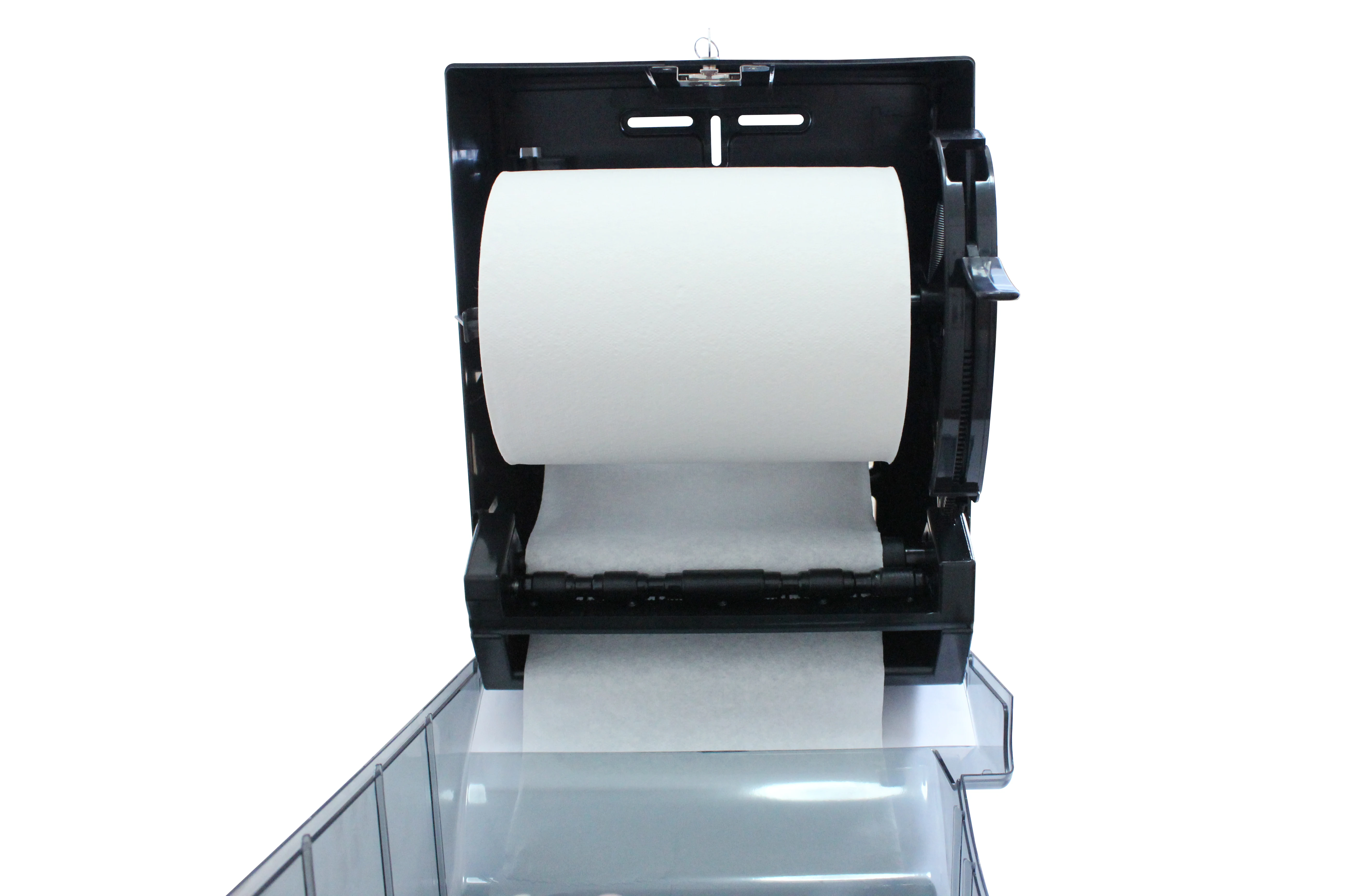 Washroom Smoke Lever Hand Roll Towel Paper Dispenser