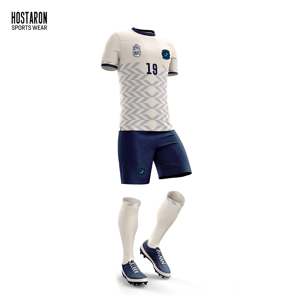 HOSTARON Wholesale Custom Soccer Wear Uniforms Original Sublimation Retro Soccer Football Jerseys Custom Football Shirt For Men