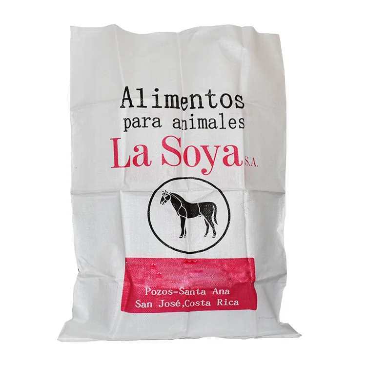 25kg 50kg 100kg XINFENG World wholesale durable high tensile strength decomposable pp woven bag packing dog cat cattle feed