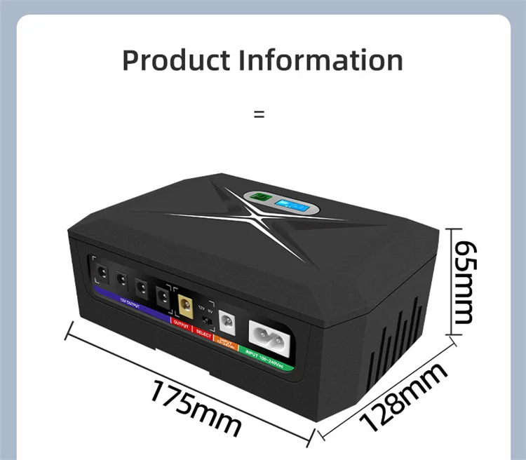 Мини Dc Ups Spdc60W-17600Mah Wifi маршрутизатор модем Cctv камера резервная батарея Usb Power Bank для маршрутизатора