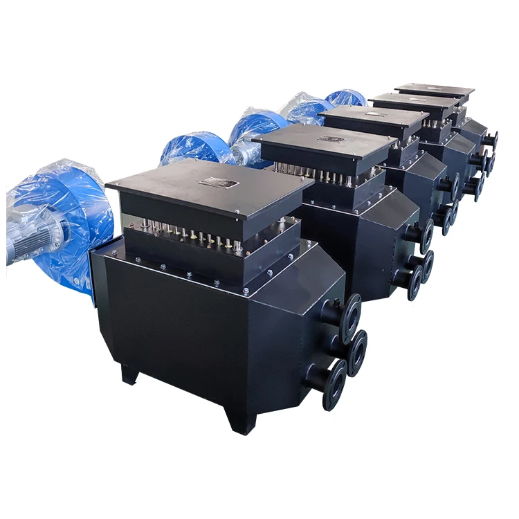 Outer-wound corrugated electric air duct heaters 10 degree Celsius/S industrial forced air heater