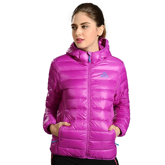 Женский пуховик с подкладкой из утиного пуха теплая дышащая и водонепроницаемая куртка зимняя пуховая