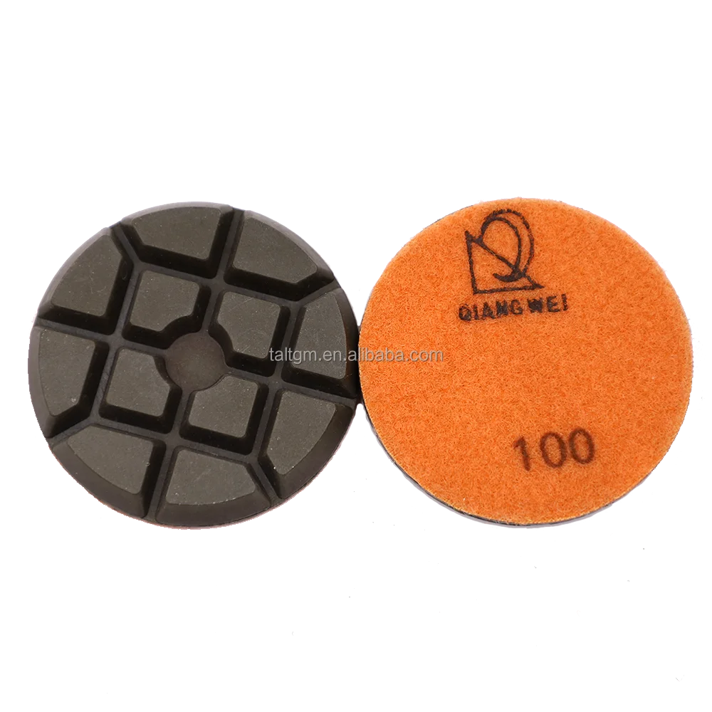 New quality popular 3 inch diamond floor polishing pads dry use for hard concrete