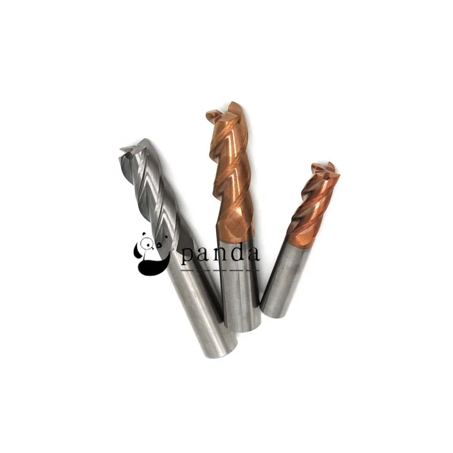 Diameter 12mm 2-Flute HRC 40~68  Parallel Shank 6-Flute Solid Tungsten Carbide Milling Cutter End Mill