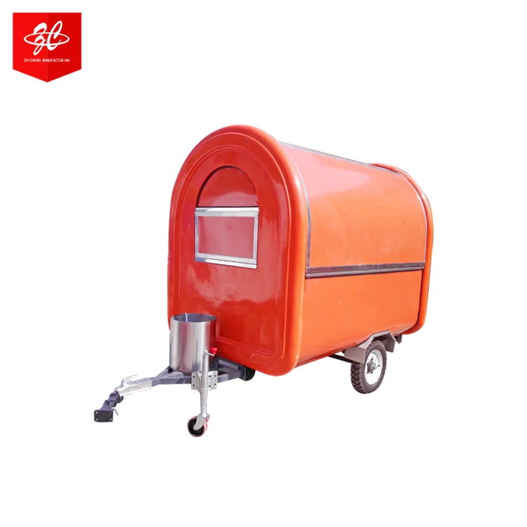 Shanghai zhicheng Airstream snack machines camper food trailer mobile kiosk/ ice cream food cart waffle candy camping food truck