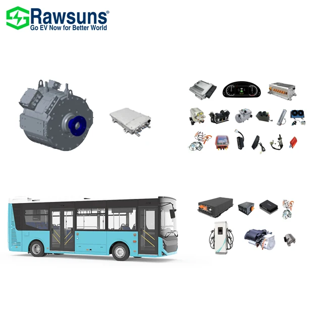 Rawsuns GOOD 2100Nm 160kW synchronous electric motor inverter ev conversion kit controller for 8.5m city bus