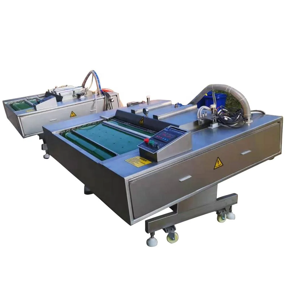 Commercial Longer Dry Fish Sausage Rice Brick Bag Vacuum Chicken Packaging Machine Double Chamber Vacuum Packing Machine for Tea