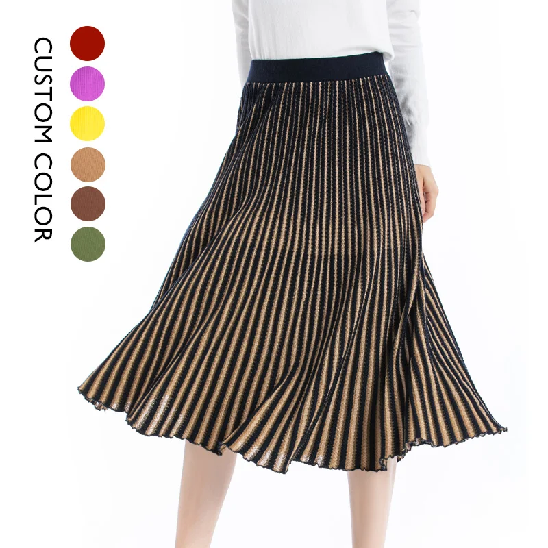 Женские SMidi модная повседневная облегающая юбка с высокой талией юбка из трикотажа свитер юбки юбка с вышивкой