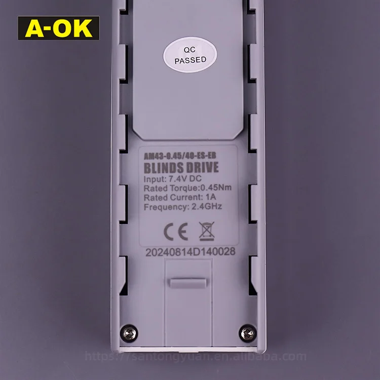 A-OK AM43 ES-EZ Tuya Zigbee с шарнирными цепными жалюзи Умный домашний солнечный привод шторы цепной двигатель
