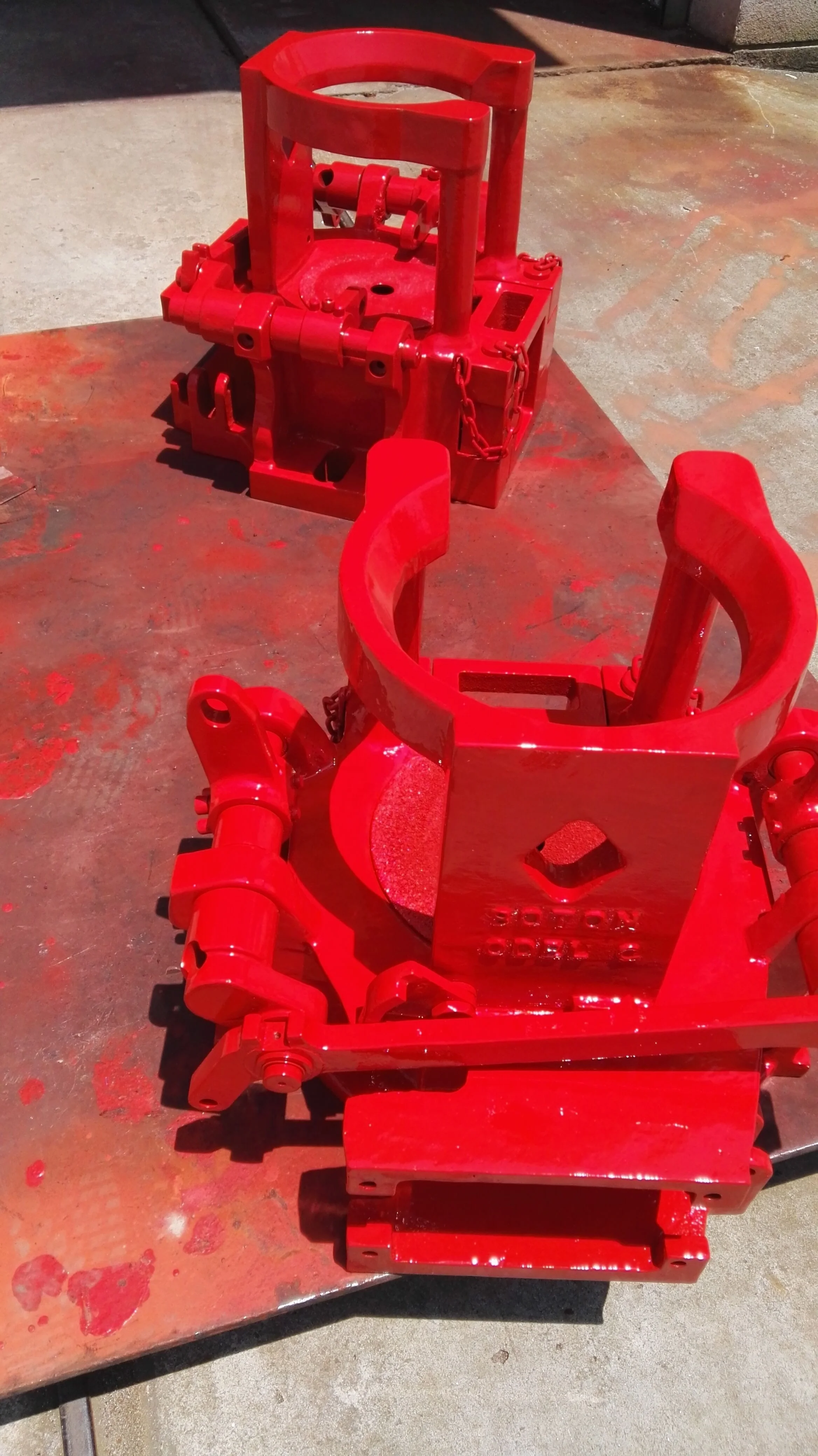 2022 High quality  API 7K 80T/120T pneumatic spider C,CHD tubing spider slip body spider inserts