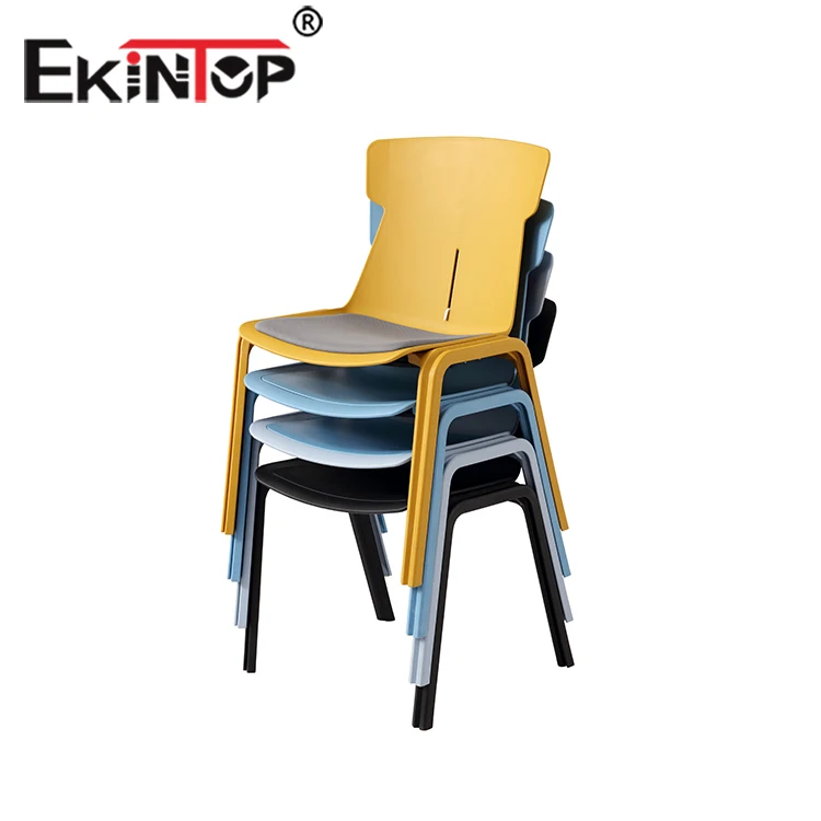 Ekintop Stacking Office Chair Stackable Visitor Training Staff Used Conference Room Guest Chair