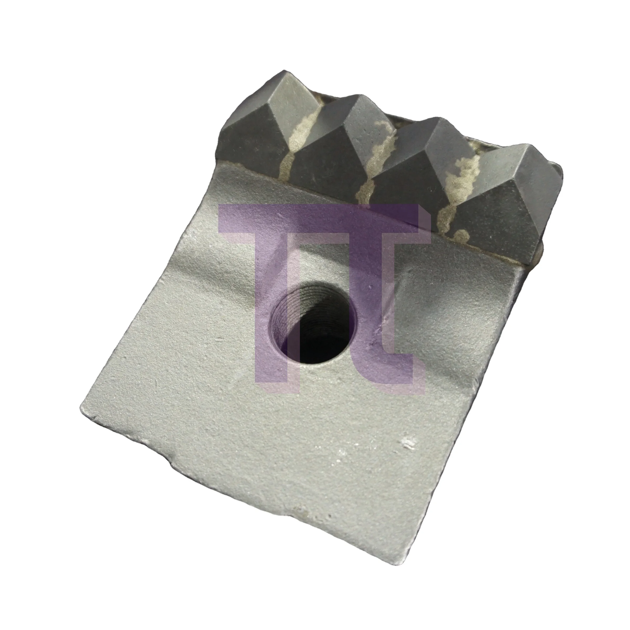 Wholesale forestry mulcher hammer planner teeth FAE mulcher cutters with four carbide tips stone crusher Seppi Mulcher teeth