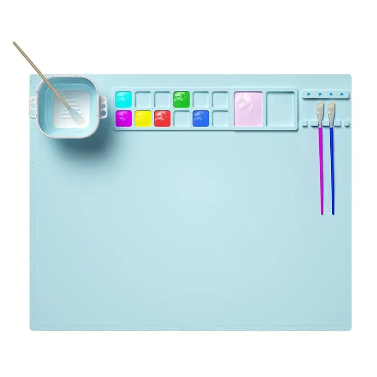 Оптовая продажа, новый мягкий многоразовый Противопыльный коврик для рисования