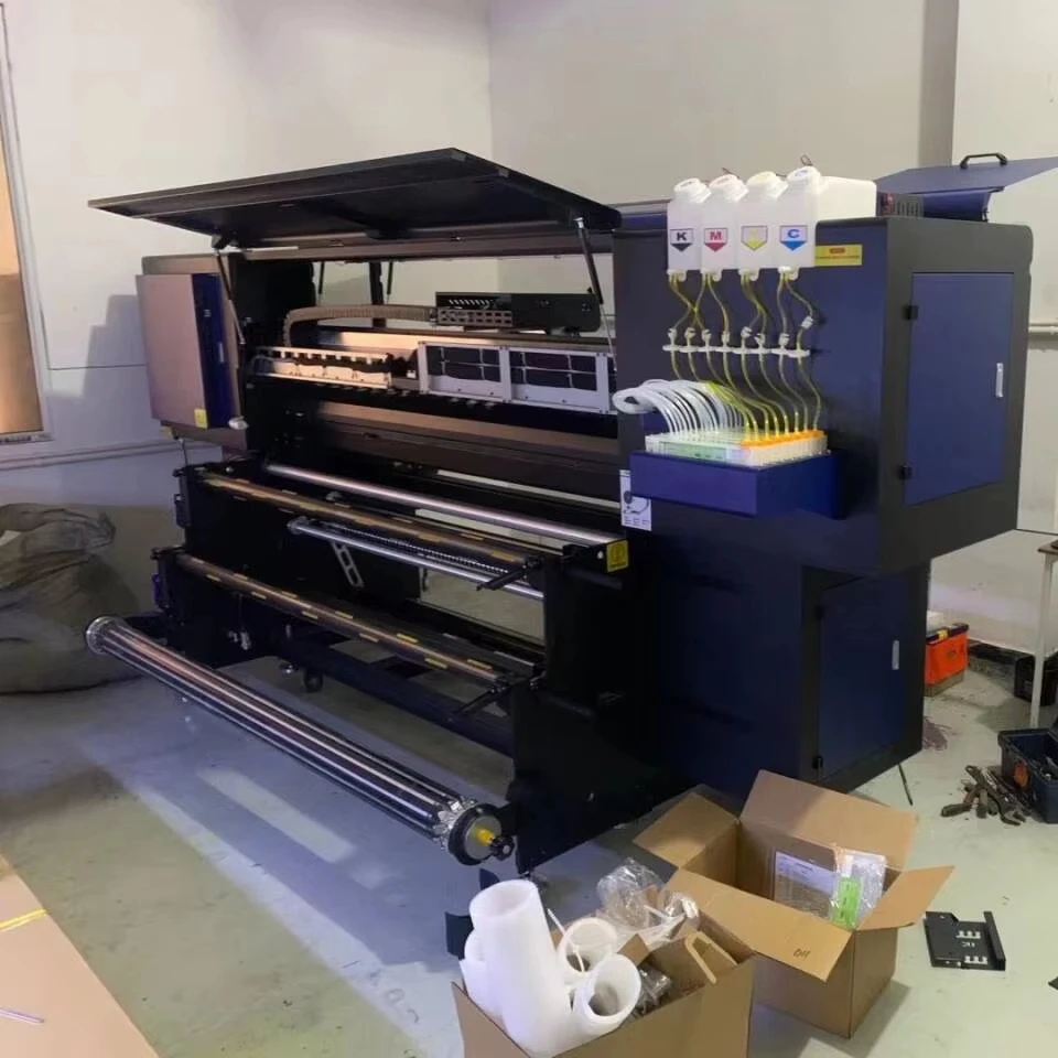 1.9 Meters Industrial High-quality High-speed 8-head I3200 A1 Head Digital Textile Printing Sublimation Printer