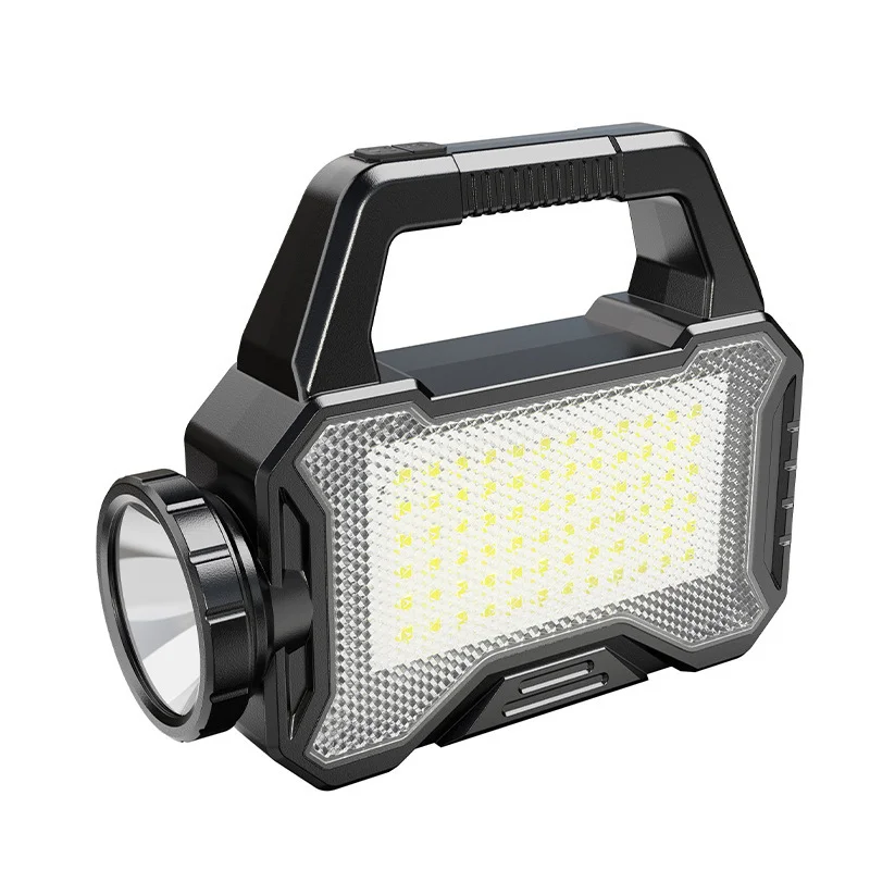 China Wholesale Rechargeable Emergency Light Long-Range Floodlight Solar Outdoor Handheld Searchlight