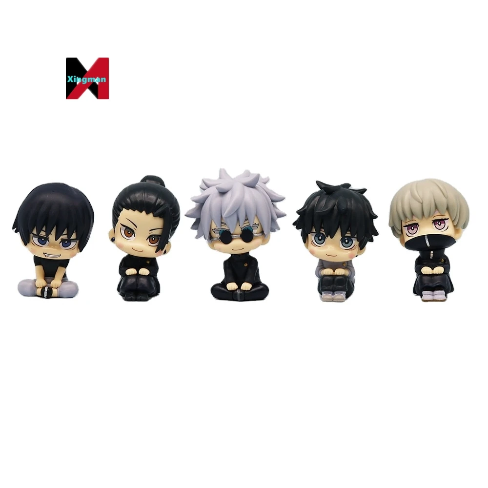 Wholesale Q Version Jujutsu Kaisen Itadori Yuji Gojo Model Ornament Cartoon toy figure statues anime action figures