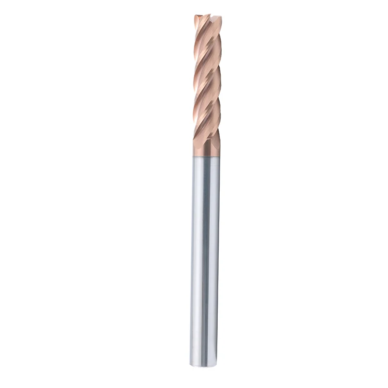Hot Sale 4 Flute D1-20 Hrc55 Solid Tungsten Carbide EndMill Cutting Tools Corner Radius End Mill