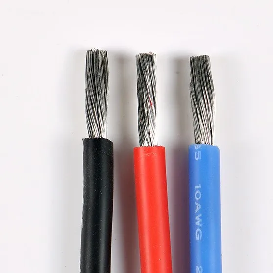 Factory Wholesale Flexible Silicone Cable 18 Awg High Voltage 3kv Tinned Copper Wire High Temperature Conductors