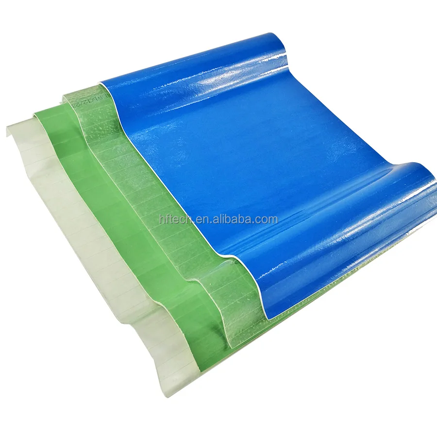 Composite FRP Gel Coated Corrugated GRP Panel Rooflight Translucent Fiberglass Roof Panels