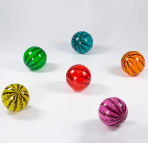 60mm color watermelon stretch ball floating water ball bouncing children toys