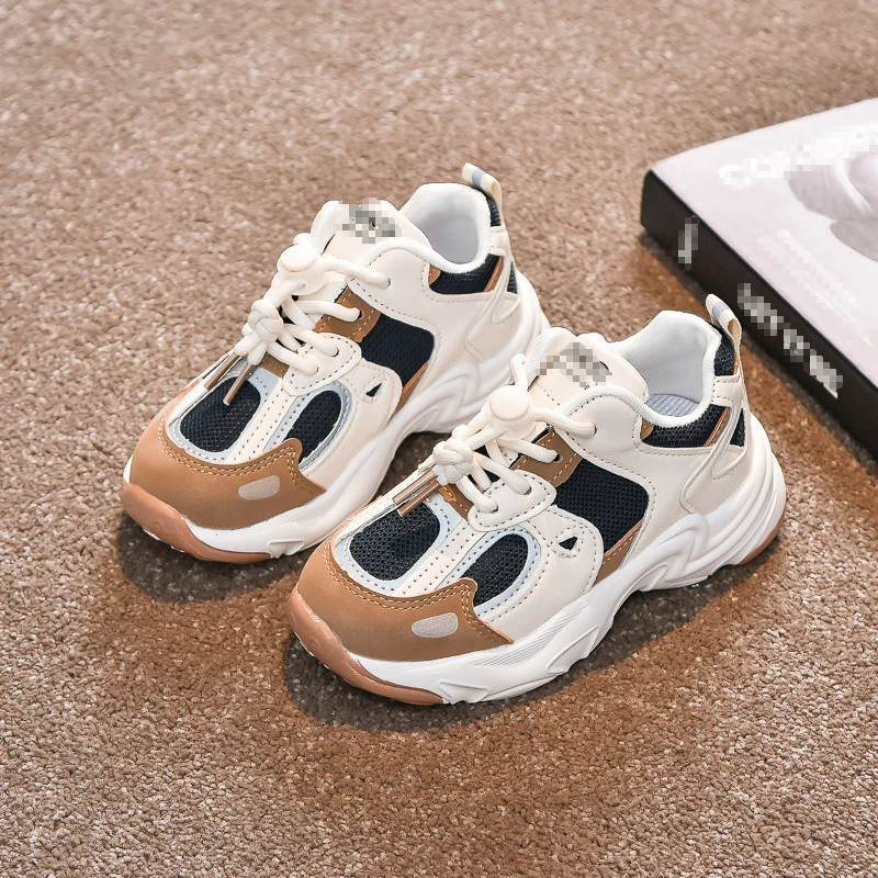 High Quality Children Girls Flat Shoes Loafer Walking Casual Sneakers Luxury Design Fashion Sneakers for Kids