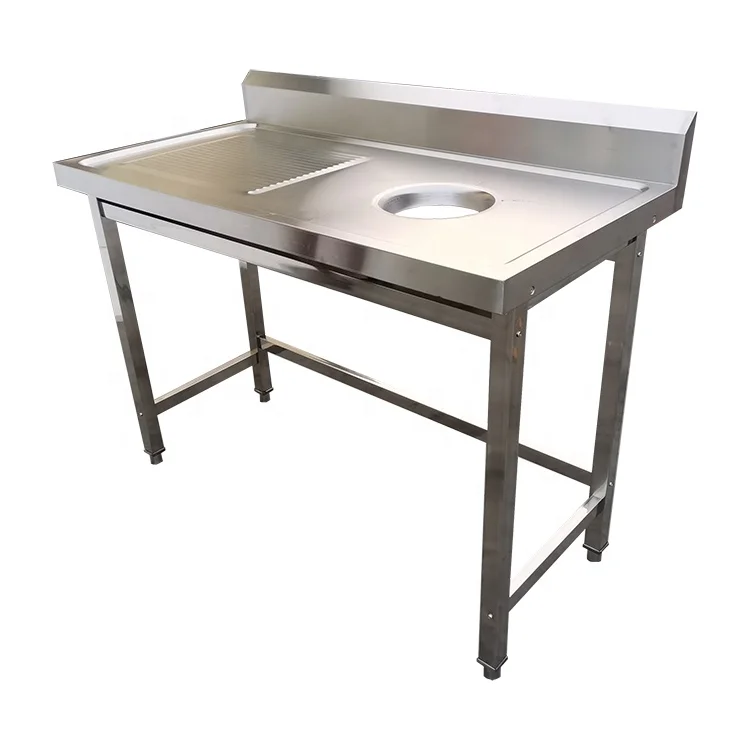 Unique And High Quality Kitchen Equipment Stainless Steel Work Table with Open Base