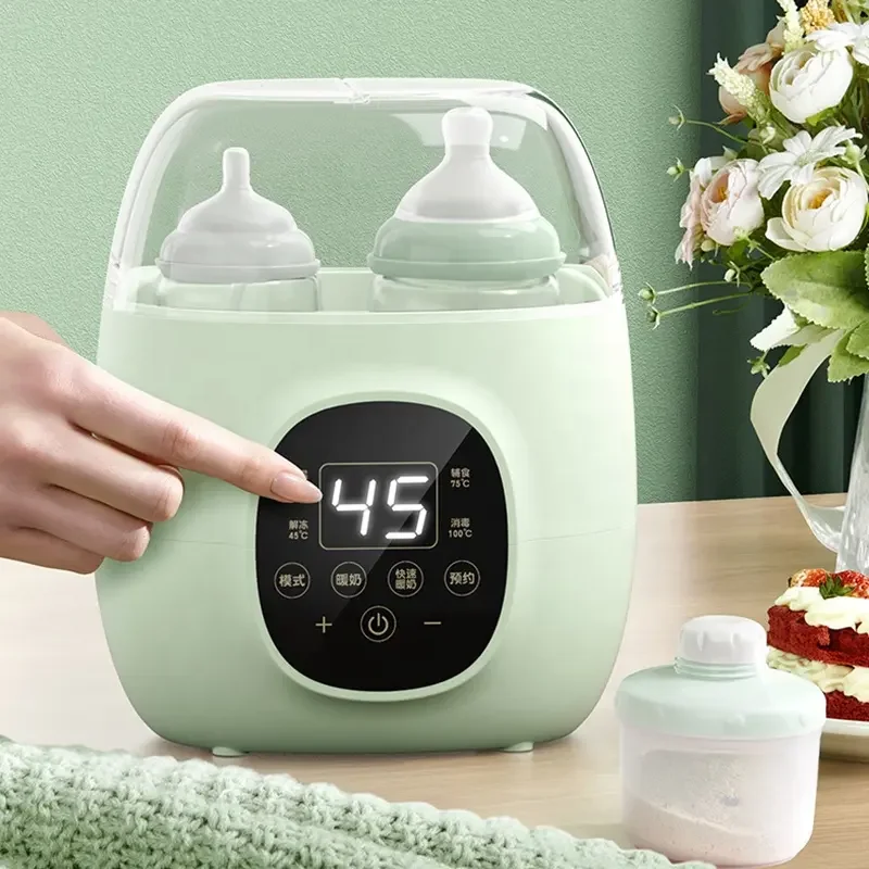 Exquisitely Designed 5-in-1 Double Baby Food Maker Heater BPA Free 24hrs Constant Fast Milk Bottle Warmer
