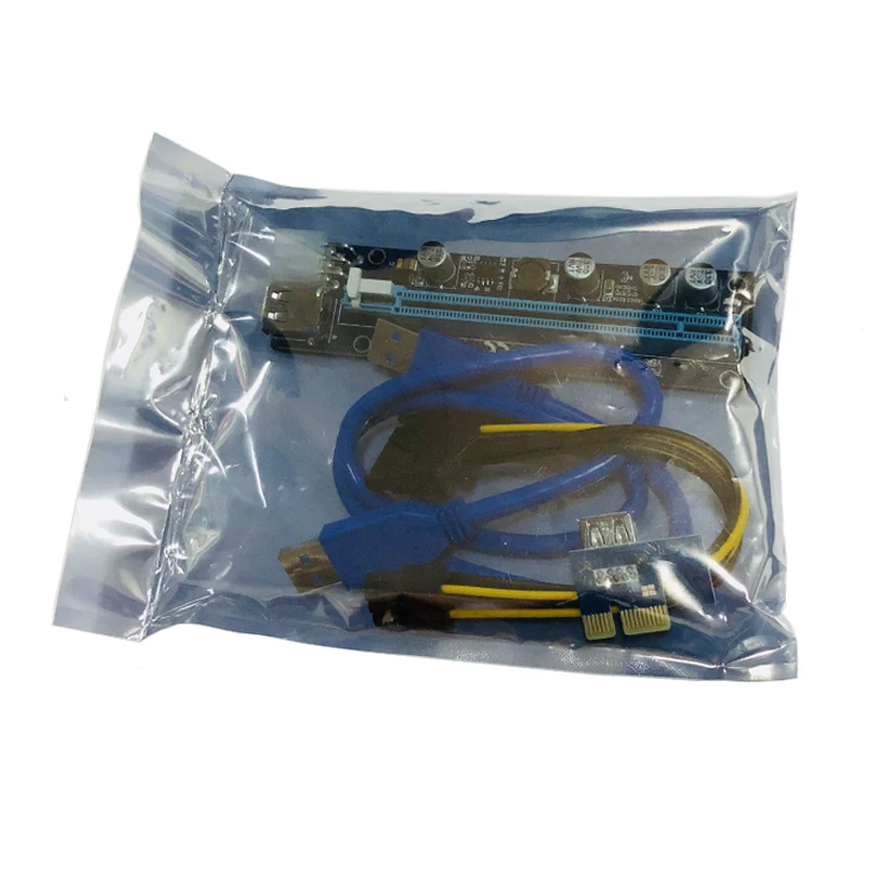  VER 009S переходная карта PCI-E 1X для 16X графика удлинитель GPU горно-приведенный в действие Riser адаптера майнинга биткоинов