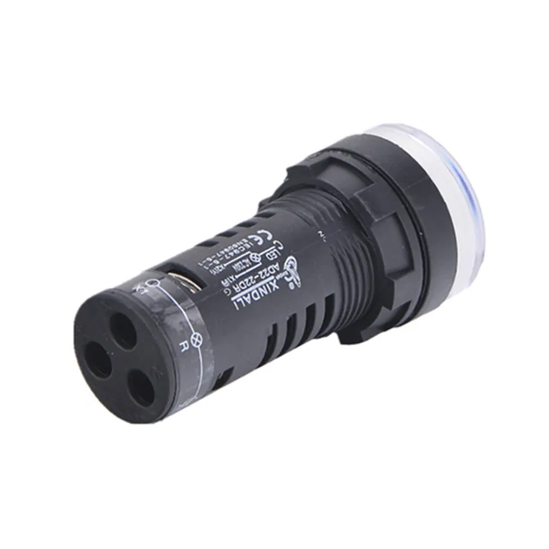 AD22-22DRG 220v Panel Mount Signal Power Led Indicator Light Pilot Lamp double color waterproof