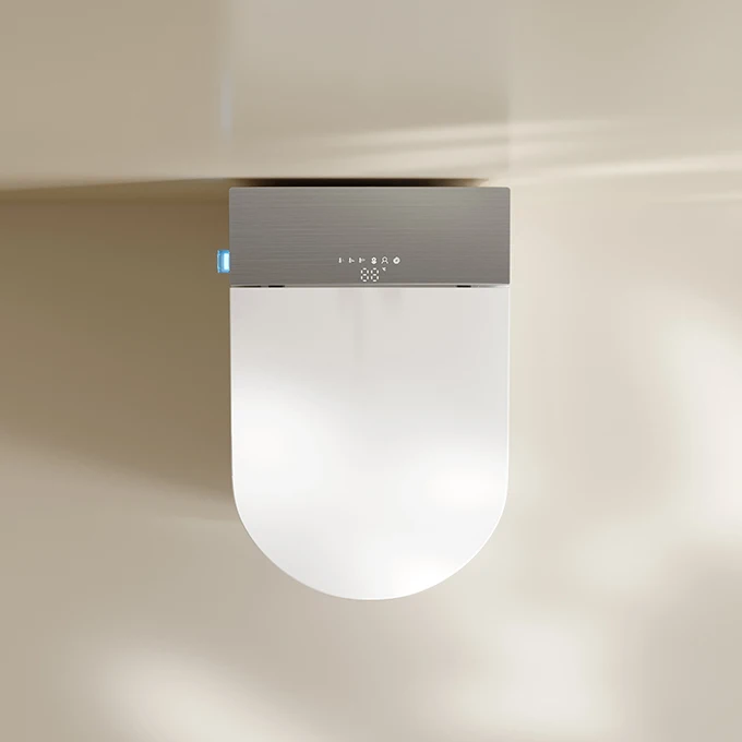 S024 High-End Hotel Bathroom Wc Remote Control Toilet with UV Light Automatic Flushing Electric Heated Toilet Bidet Smart Toilet