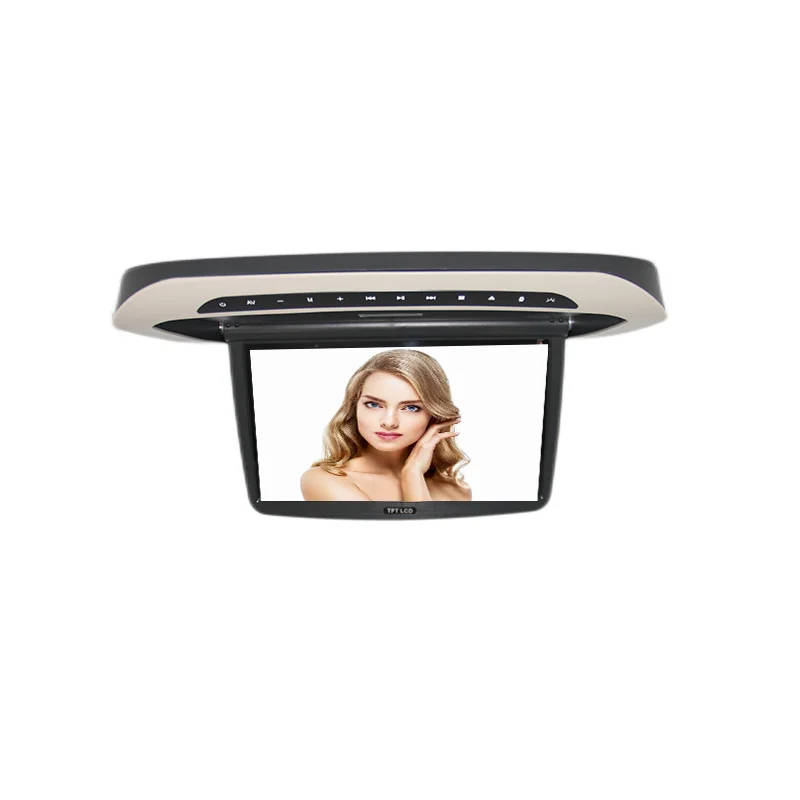 Factory cheap price 15.6inch manual vehicle monitor ceiling car monitor overhead roof monitor