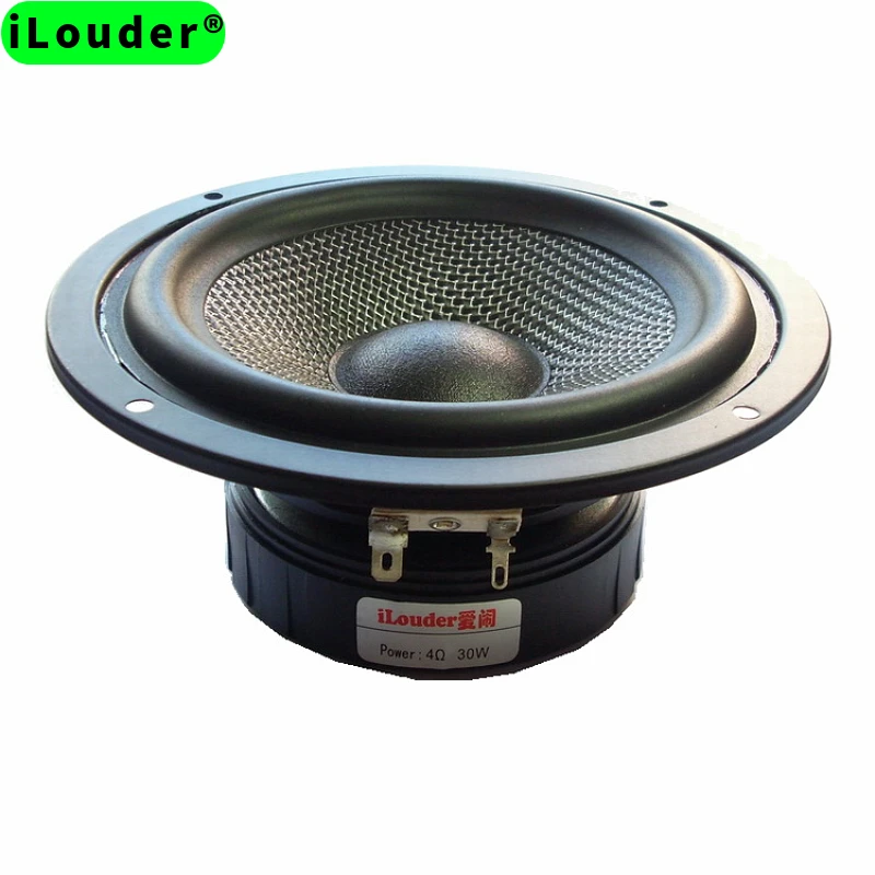 Fiberglass 30W 8 ohm 6 inch bass frequency speaker woofer speakers for home