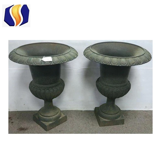 Metal Flower Pot Urns Antique Flower Pots Garden Planter