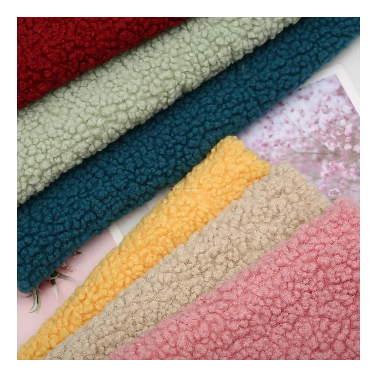 Recycled Wholesale Minky  Smooth And Minky  Embossed   Ready To Ship Velvet Sherpa Fleece Fabric