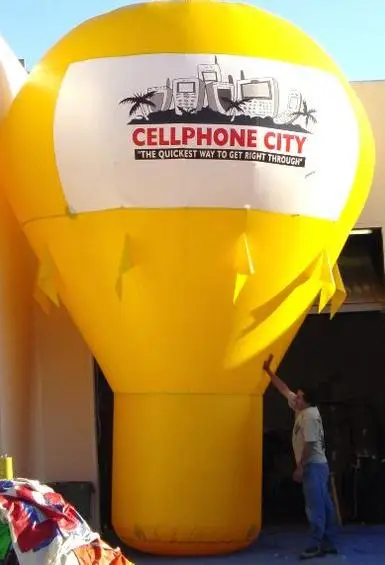 Factory price 8.3m high inflatable balloon advertising balloon advertising hot air balloon for commerce