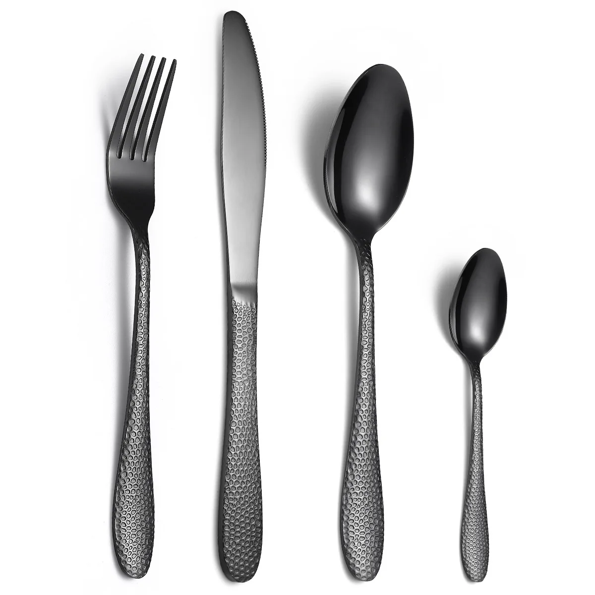 New Arrival Elegant Stainless Steel Cutlery Flatware Set Spoon and Fork Dinnerware Set for Wedding Restaurant