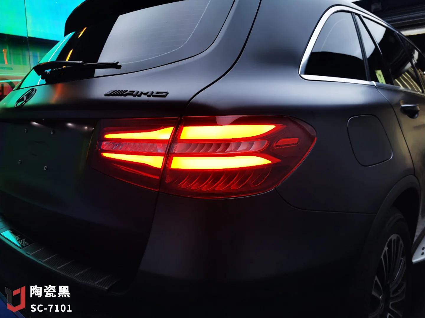 Anolly Ready to Ship High Quality Auto Car Stickers Bubble Free Satin Ceramic Black PVC Car Wrap Vinyl Film