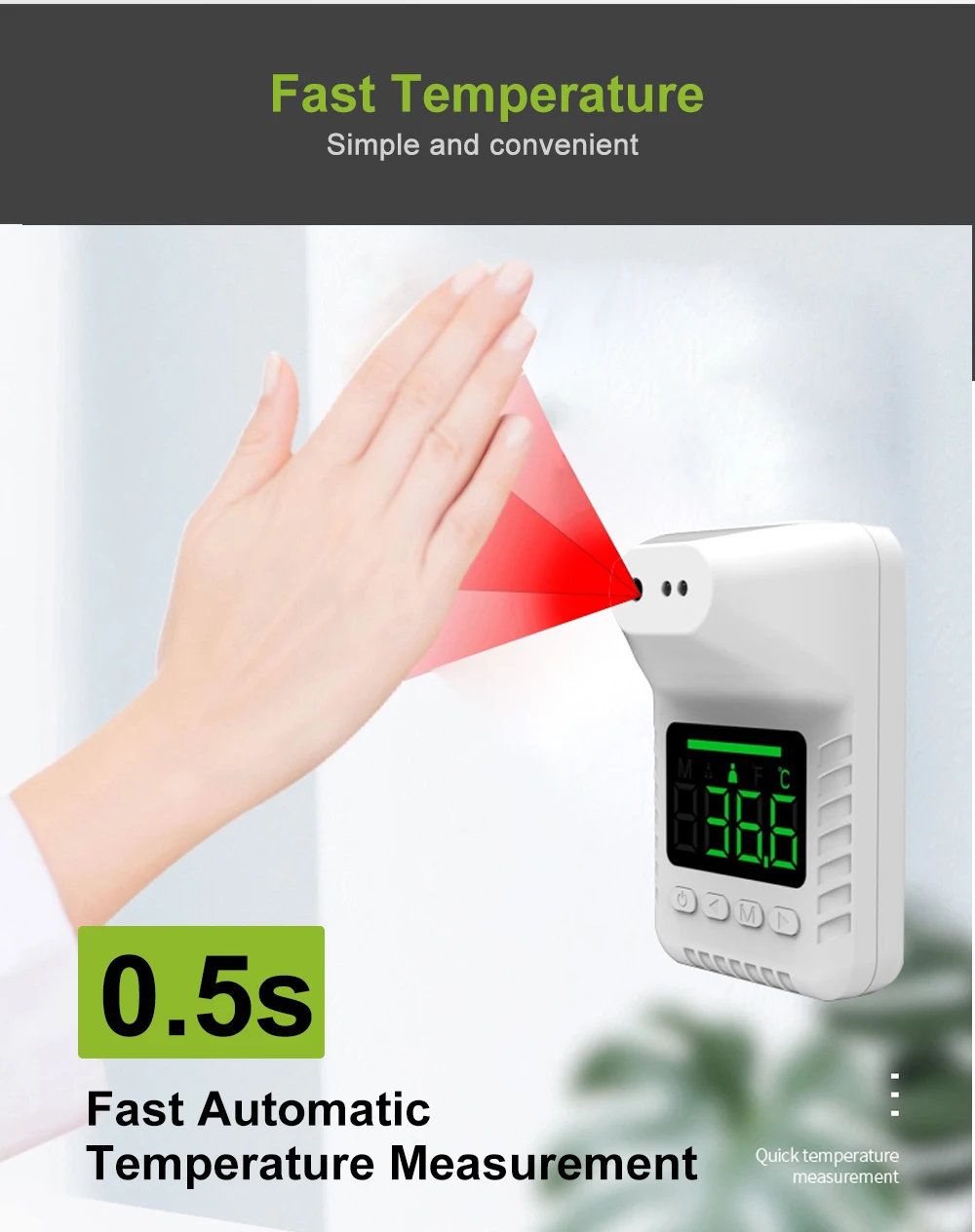  Настенный Бесконтактный арабском языке Голос Мини K3X K3 pro plus температуры штатив-Трипод стойка постоянного термометр